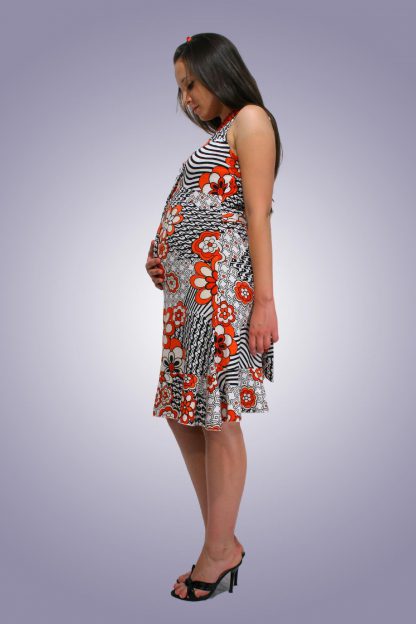 Rochie gravide de bumbac 1 - lateral