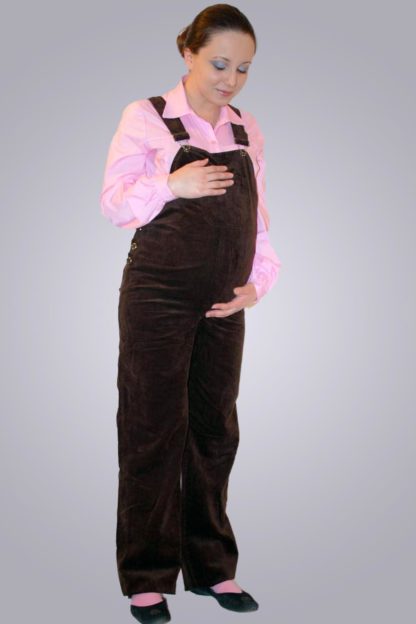 Salopeta gravide de jeans 1 - fata